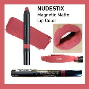 Nudestix Magnetic Matte Lip Color in Saint Red Full Size 2.8g/0.10oz